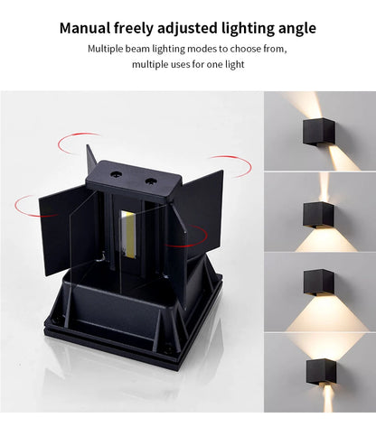 GlowSphere LED Wall Light - Indoor & Outdoor Decor