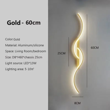 GlowStrip Minimalist LED Wall Sconce