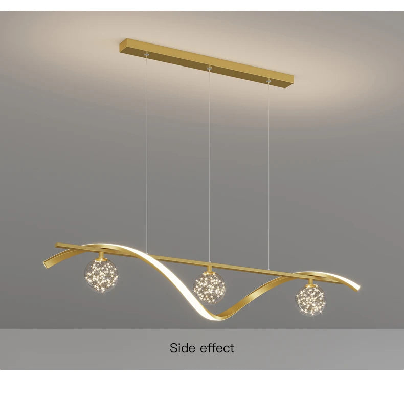 Modern Minimalist LED Pendant Lamps Dimming for Coffee Table