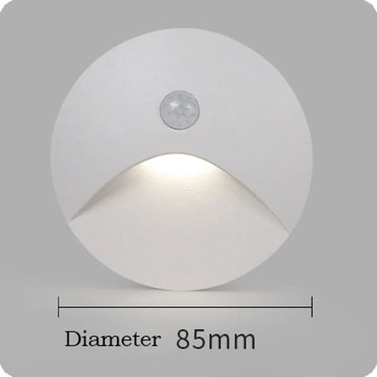 GlowGuard 3W LED Recessed Wall Light