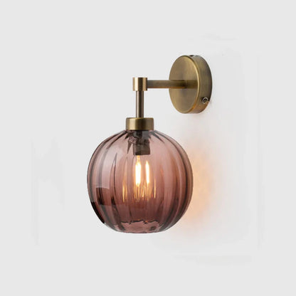 Amber Smoke Wall Sconces
