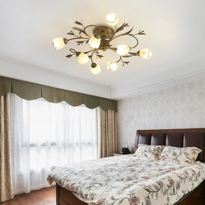 FloraGlow Modern LED Ceiling Light