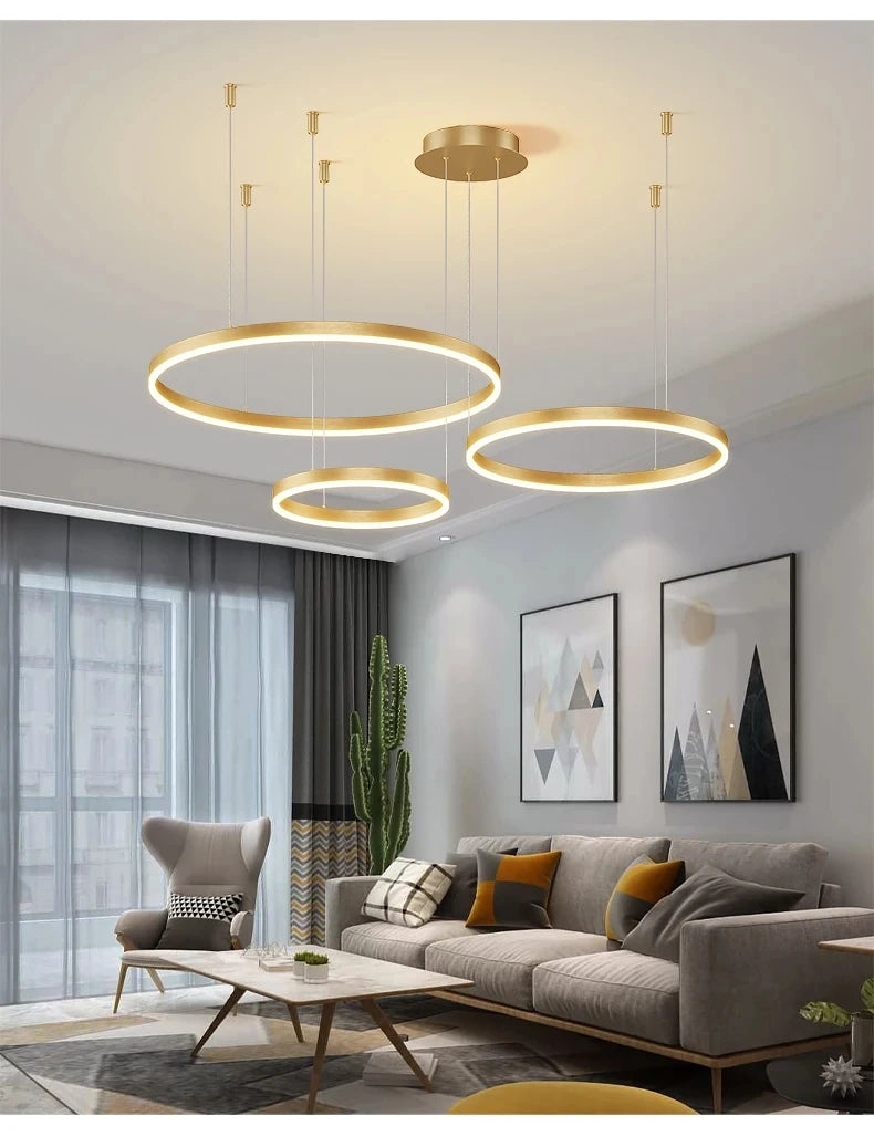 LED Ring Chandelier