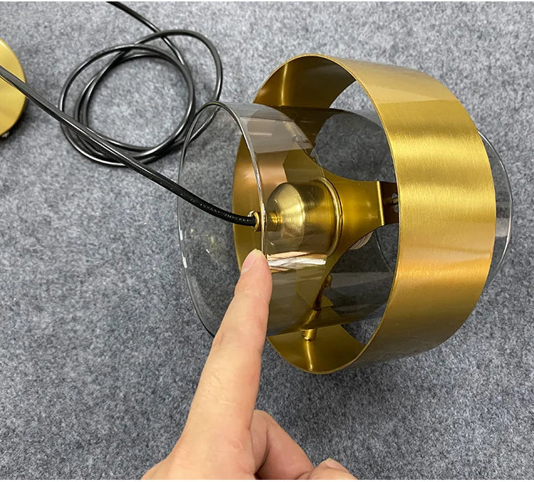 Modern Glass Chandeliers Lighting Bedroom Decor