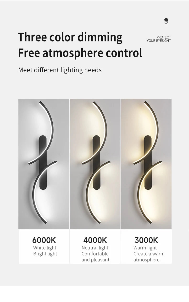 C-Sleek Minimalist LED Wall Sconce