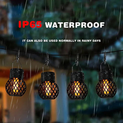 Flame Lantern Solar Fairy Light