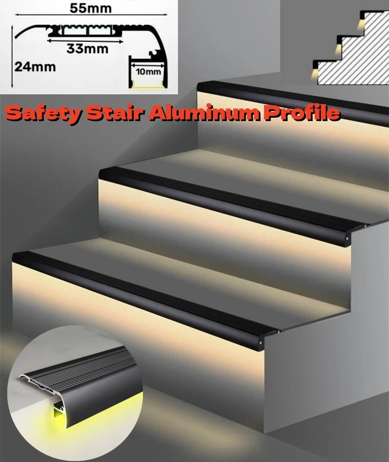 SafeStep LED Corner Light Strip Protector