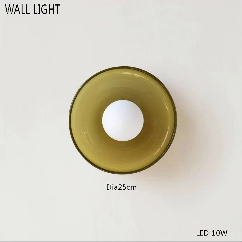 Chic Glass Bloom Wall Sconce - Pink & Green Delight