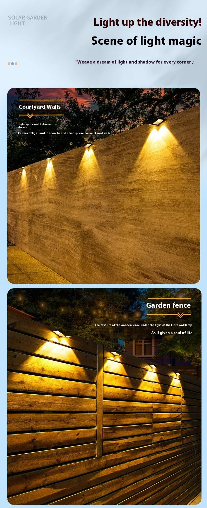 Sunlit Decor Wall Lights