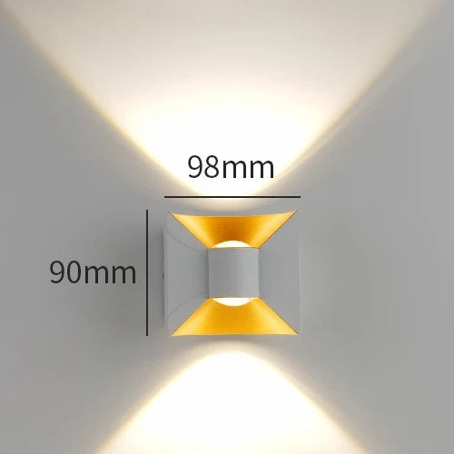 AluGlow Waterproof LED Porch Wall Sconce