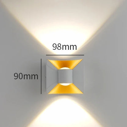 AluGlow Waterproof LED Porch Wall Sconce