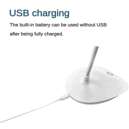 Smart Touch LED Desk Lamp - Portable & USB Rechargeable