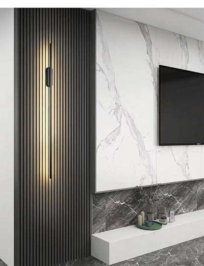 Modern LED Long Wall Lamp Nordic Minimalist Living Room Sofa