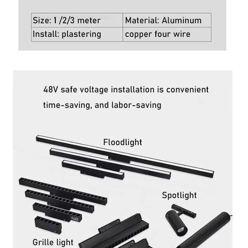 MagnaGlow Ceiling Track Light System
