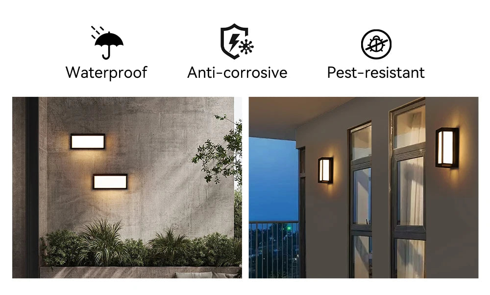 Waterproof LED Wall Sconce - 24W
