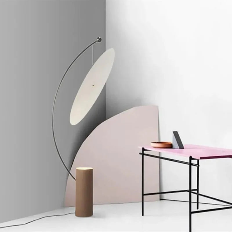 Float Floor Lamp Modern White LED Floor Lamp