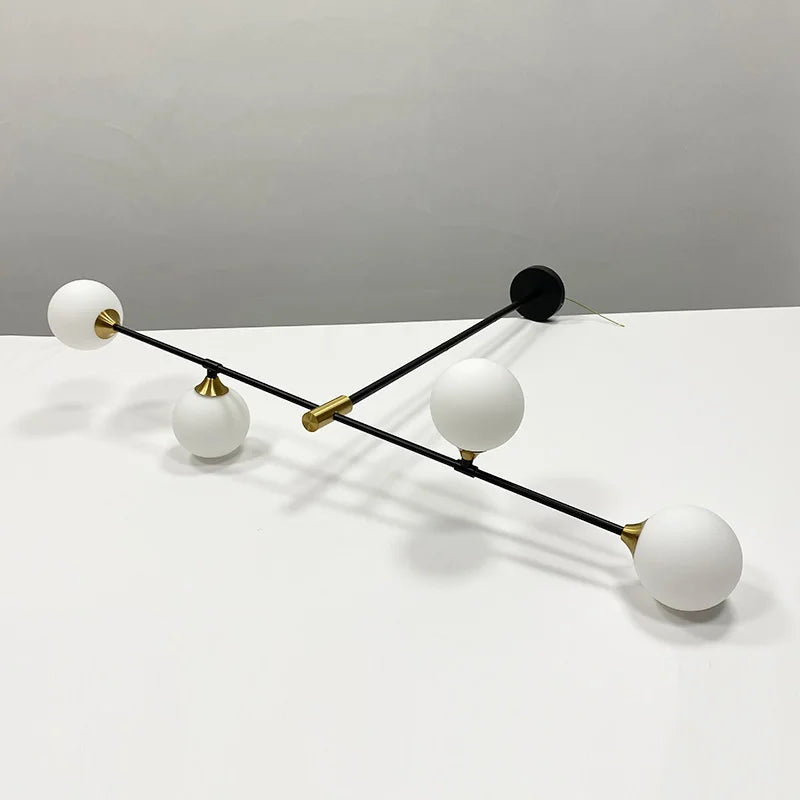 Glass Globe Chandelier