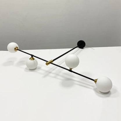 Glass Globe Chandelier