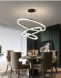 LuminaChic: Modern LED Chandelier for Stylish Spaces