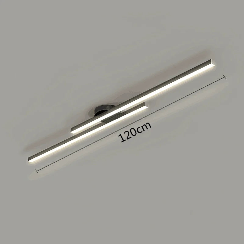 AluGlow Modern LED Ceiling Lamp - Stylish Indoor Light