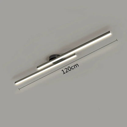 AluGlow Modern LED Ceiling Lamp - Stylish Indoor Light