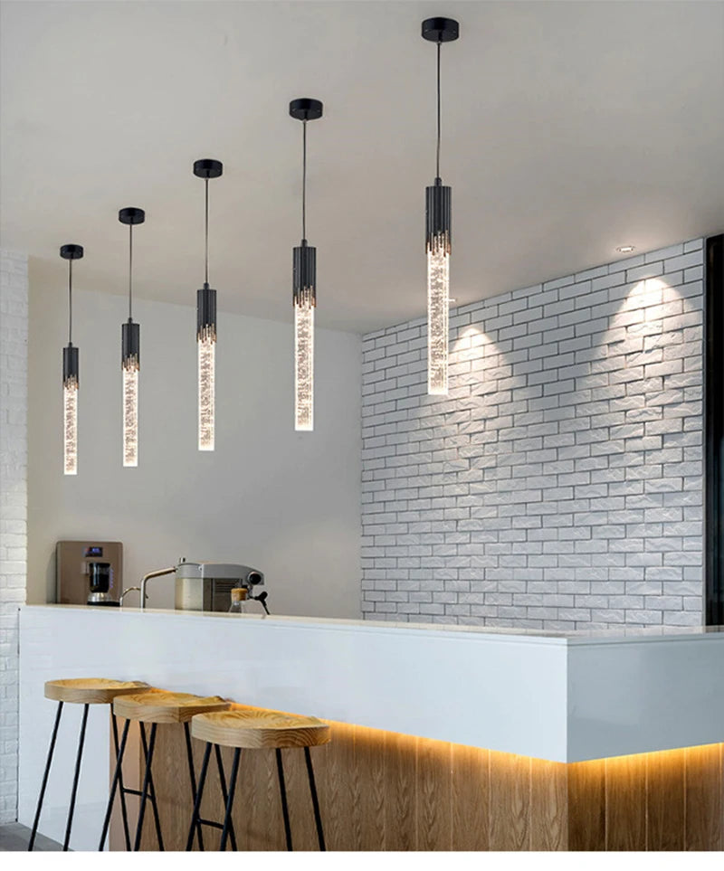 Crystal Rod LED Pendant