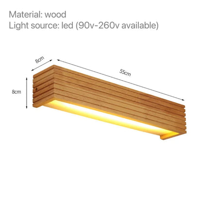 Wooden Glow Sconce for Modern Decor