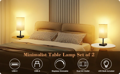 Dimmable USB Desk Lamp with Eye Protection Shade
