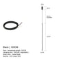 Modern Straight LED Chandelier Hanging Light Fixtures