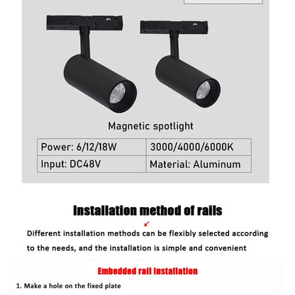 MagnaGlow Ceiling Track Light System