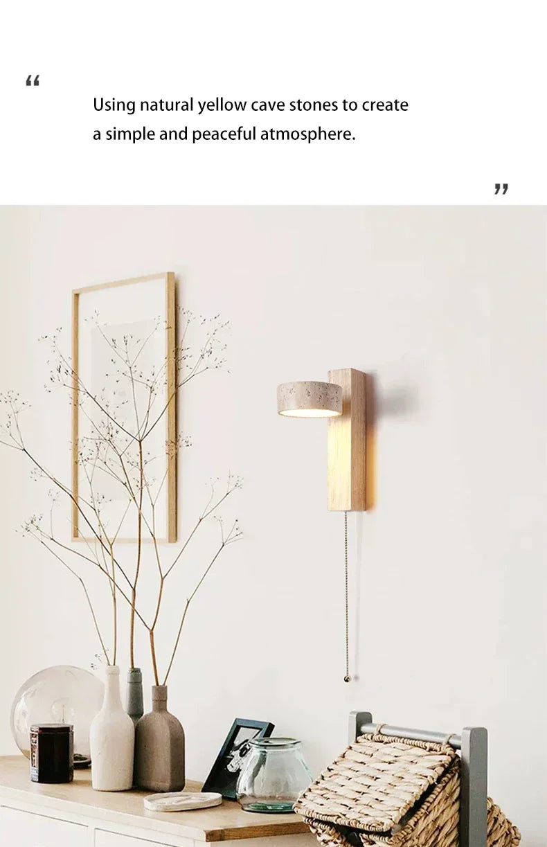 Stone Sconce Rotatable