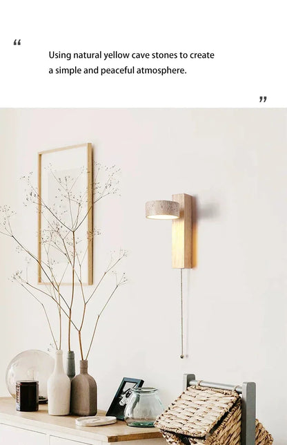 Stone Sconce Rotatable