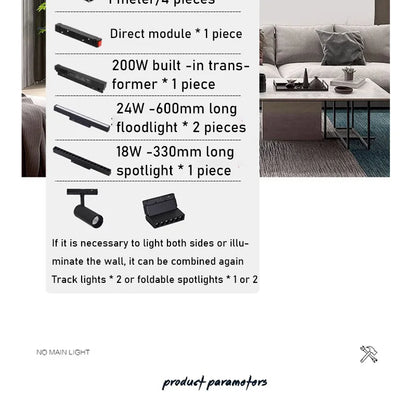 MagnaGlow Ceiling Track Light System