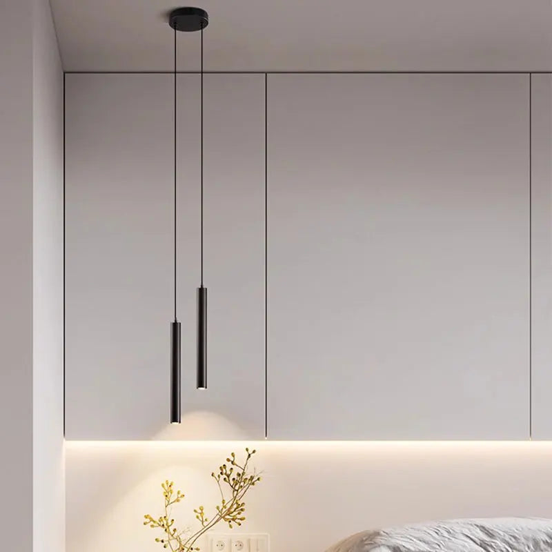 Black LED Cord Pendant