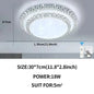 LustreGlow Simple LED Ceiling Chandelier
