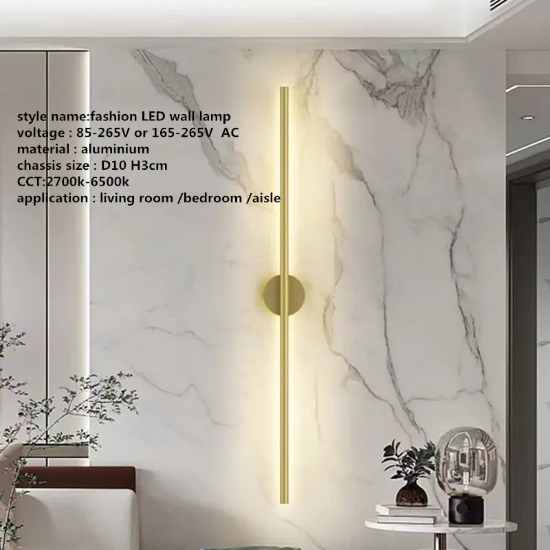 Linear Tube LED Wall Lamp