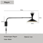 Nordic Glow: Adjustable LED Wall Lamp