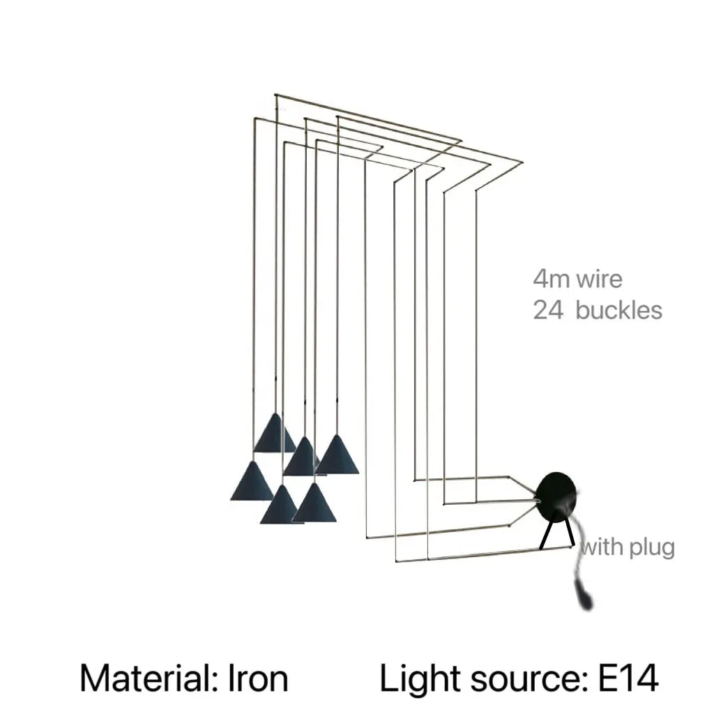 GeoLine Mini Cone Ceiling Light