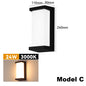 Waterproof LED Wall Sconce - 24W