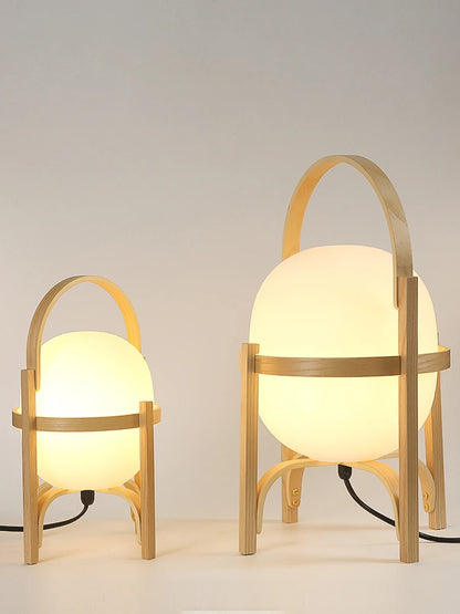 Modern Wood LED Table Lamp - Simple & Stylish