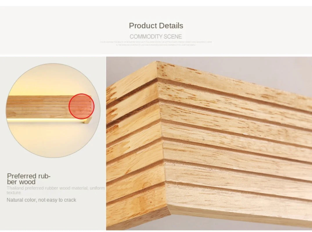 Wooden Glow Sconce for Modern Decor