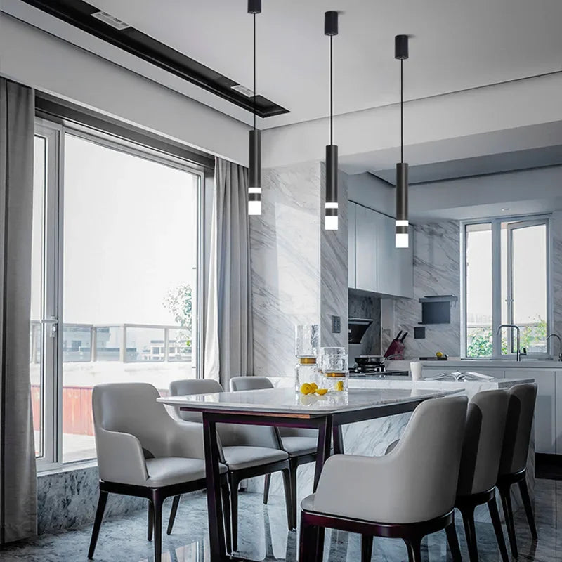 LED Glow Pendant Light Set