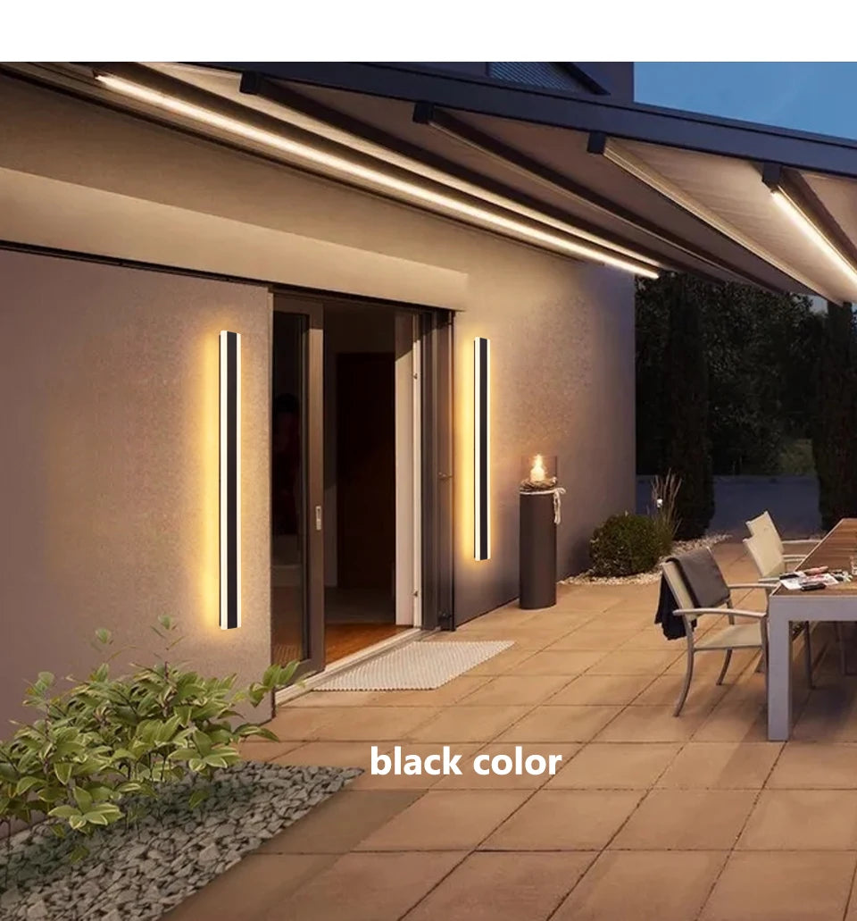 Remote LED Wall Sconce - Outdoor Elegance