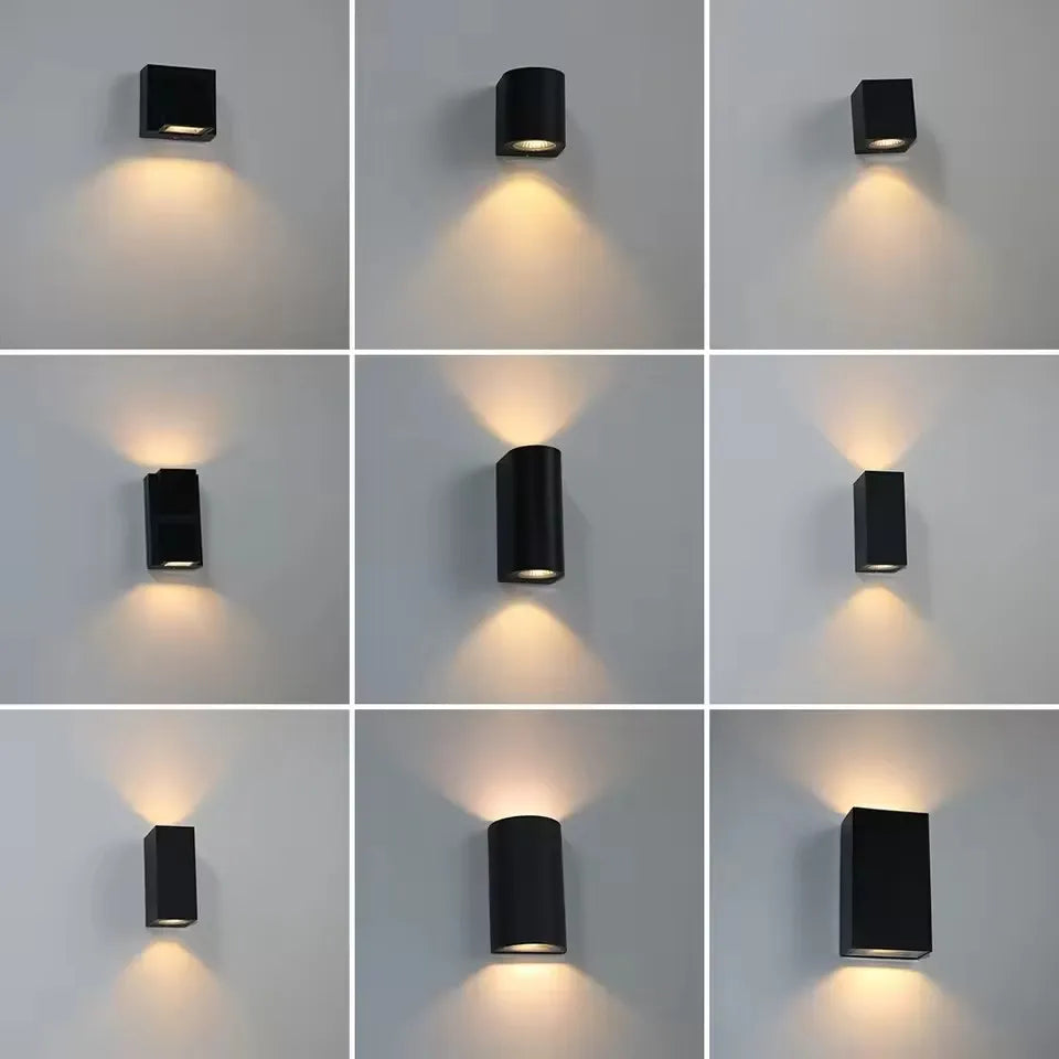 Double Head Outdoor Wall Light