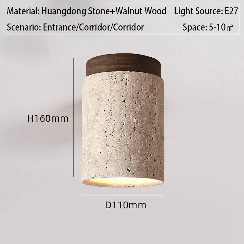 Travertine Sky Lamp