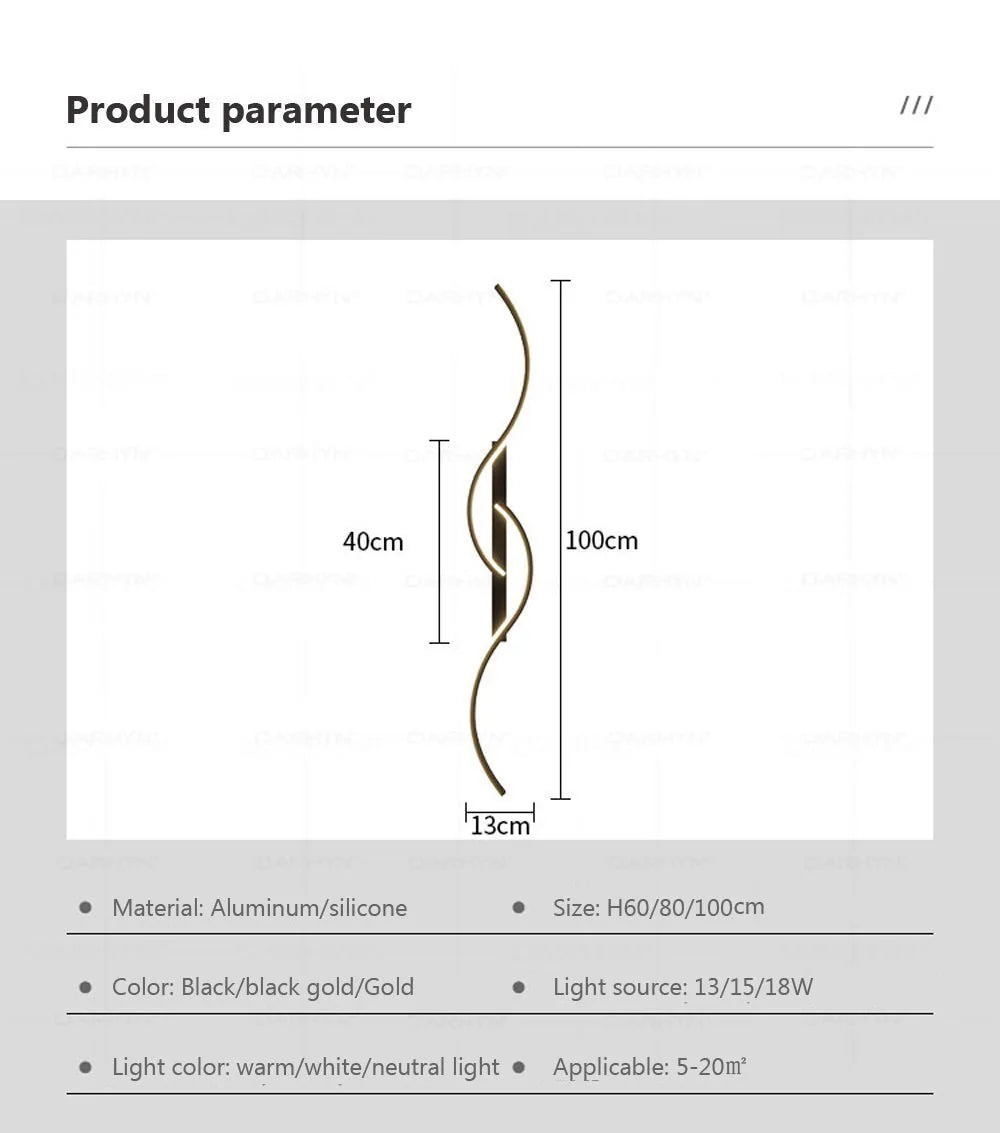 GlowStrip Minimalist LED Wall Sconce
