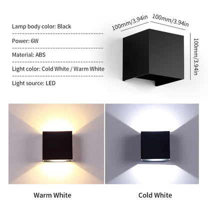 GlowSphere LED Wall Light - Indoor & Outdoor Decor