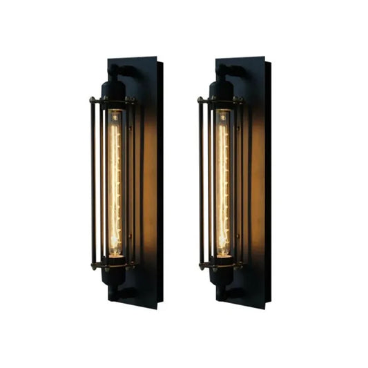 JIANKEXING Retro Industrial style Iron Wall Light