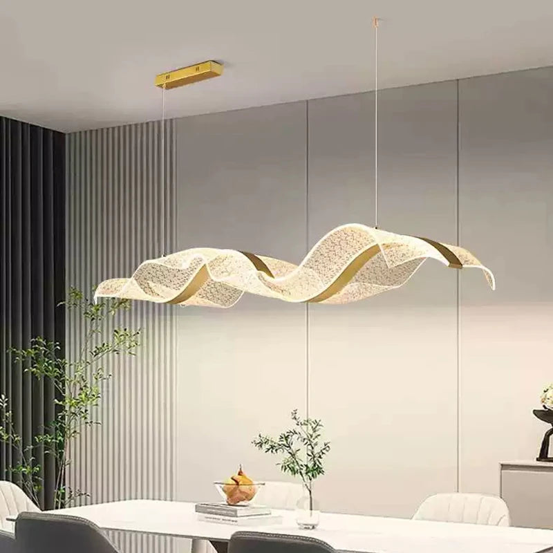 ChicGlow Pendant: Modern LED Chandelier