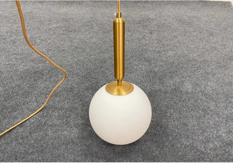 Modern Chandelier Glass Ball LED Pendant Lights